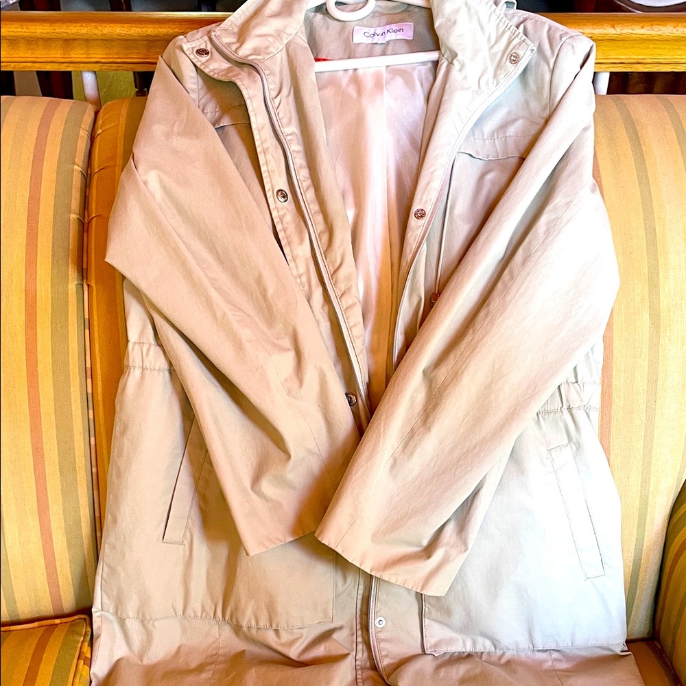 Calvin Klein Beige Women's Trench Coat